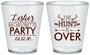 Custom Bachelorette Plastic Shot Glasses - The Hunt Is Over | 60184
