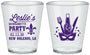 Custom Bachelorette Plastic Shot Glasses - Mardi Gras | 60185