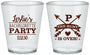 Custom Bachelorette Plastic Shot Glasses - The Hunt Is Over | 60186