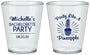 Custom Bachelorette Plastic Shot Glasses - Party Like A Pineapple | 60193