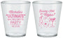Custom Bachelorette Plastic Shot Glasses - Raising Hell In Vegas | 60196