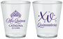 Custom Quinceanera Plastic Shot Glasses - Mis Quince Anos | 70002