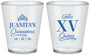 Custom Quinceanera Plastic Shot Glasses - Mis Quince Anos | 70003