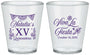 Custom Quinceanera Plastic Shot Glasses - Viva La Fiesta Quince | 70008