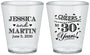 Custom Anniversary Plastic Shot Glasses - Cheers To 30 Years | 80003
