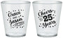Custom Anniversary Plastic Shot Glasses - Cheers To 25 Years | 80012