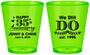 Custom Anniversary Plastic Shot Glasses - 35th Wedding | 80014
