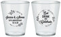 Custom Anniversary Plastic Shot Glasses - 50th Wedding | 80027