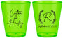 Custom Wedding Plastic Shot Glasses - Monogram | 803