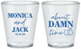 Custom Wedding Plastic Shot Glasses - About Damn Time | 809