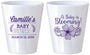 Custom Baby Shower Plastic Shot Glasses - Blooming | 90009
