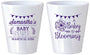 Custom Baby Shower Plastic Shot Glasses - Blooming | 90020