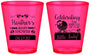 Custom Baby Shower Plastic Shot Glasses - Little Lady On The Way | 90023