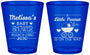 Custom Baby Shower Plastic Shot Glasses - Peanut On The Way | 90028