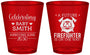 Custom Baby Shower Plastic Shot Glasses - Future Firefighter | 90048
