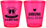 Custom Baby Shower Plastic Shot Glasses - Raise A Beer | 90049