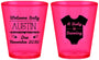 Custom Baby Shower Plastic Shot Glasses - Baby Is Brewing | 90050