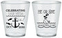 Custom Baby Shower Plastic Shot Glasses - Gender Reveal Whale | 90053
