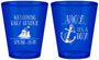 Custom Baby Shower Plastic Shot Glasses - Nautical Ahoy It’s A Boy | 90055
