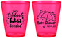 Custom Baby Shower Plastic Shot Glasses - Elephant Lets Celebrate | 90058