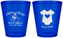 Custom Baby Shower Plastic Shot Glasses - Nautical Anchors Aweigh | 90083