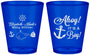 Custom Baby Shower Plastic Shot Glasses - Nautical Ahoy It’s A Boy | 90093