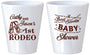 Custom Baby Shower Plastic Shot Glasses - Rodeo Boot Scootin | 90103