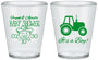 Custom Baby Shower Plastic Shot Glasses - Tractor | 90109