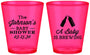 Custom Baby Shower Plastic Shot Glasses - Baby Is Brewing | 90116