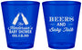 Custom Baby Shower Plastic Shot Glasses - Beers And Baby Talk | 90117
