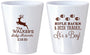 Custom Baby Shower Plastic Shot Glasses - Rifle Racks Deer Tracks | 90128