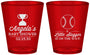 Custom Baby Shower Plastic Shot Glasses - Baseball Little Slugger | 90145