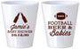 Custom Baby Shower Plastic Shot Glasses - Football Beer Babies | 90147