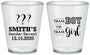 Custom Baby Shower Plastic Shot Glasses - Gender Reveal | 90150