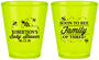 Custom Baby Shower Plastic Shot Glasses - Bee Family | 90155