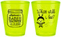 Custom Baby Shower Plastic Shot Glasses - What Will I Bee | 90156