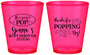 Custom Baby Shower Plastic Shot Glasses - Popping By | 90158