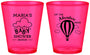 Custom Baby Shower Plastic Shot Glasses - Hot Air Balloon | 90164
