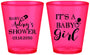 Custom Baby Shower Plastic Shot Glasses - Baby Girl | 90171