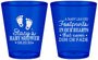 Custom Baby Shower Plastic Shot Glasses - Footprints | 90176