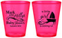 Custom Baby Shower Plastic Shot Glasses - Sailboat | 90178