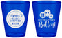 Custom Baby Shower Plastic Shot Glasses - Cute Little Button | 90189