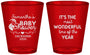 Custom Baby Shower Plastic Shot Glasses - Christmas | 90191