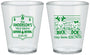 Custom Baby Shower Plastic Shot Glasses - Christmas Gender Reveal | 90194