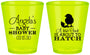 Custom Baby Shower Plastic Shot Glasses - Chick About To Hatch | 90199