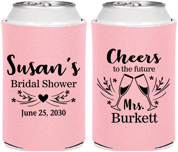 Personalized Bridal Shower Can Coolers - Future Mrs | 100005