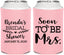 Personalized Bridal Shower Can Coolers - Soon To Be Mrs | 100013