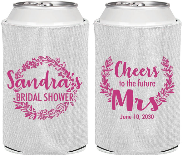 Personalized Bridal Shower Can Coolers - Future Mrs | 100015