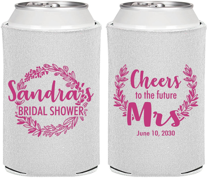 Personalized Bridal Shower Can Coolers - Future Mrs | 100015