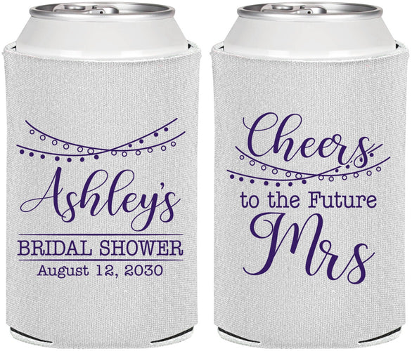 Personalized Bridal Shower Can Coolers - Future Mrs | 100018